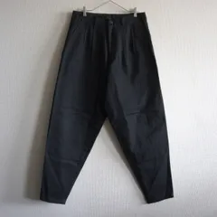 美品⭐️ワイズフォーメン スラックスパンツ ウールギャバジン S 黒 Y's for men 90's ウールギャバジンスラックスパンツ