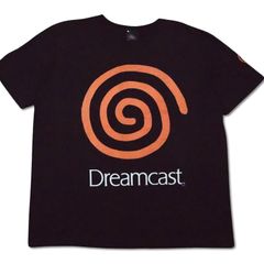 0119 90ｓ　表記なし（実寸XL～2XL）　黒　SEGA　ドリームキャスト　マーク　ビックプリント　セガ　ゲームT　ビンテージ