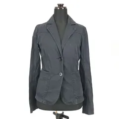 イタリア製★ARMANI JEANS★デニム/テーラードジャケット【レディースM/38/紺/ネイビー】◆senBG867<sale>