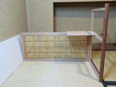 （八月◆特売品）織田有楽斎好写　台目棚 〔自在棚〕「片面使！」〔税込・送料込〕【中古・美品】