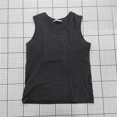 ◇ ⊂ ADAM ET ROPE' un アダムエロペ コットン100% タンクトップ サイズF ダークグレー系 レディース E  【1509100079057】のサムネイル