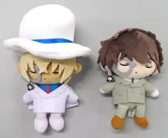 雑貨　安室透(怪盗キッドver.)＆怪盗キッド(公安警察ver.) おすわりぬいぐるみ(マスコット)2点セット 「名探偵コナン」 名探偵コナン USJ限定 安室透 怪盗キッド ぬいぐるみ マスコット