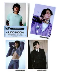 BTS ジョングク グッズ フォトメッセージカード 56枚 トレカ カード ミニ ポストカード K-POP