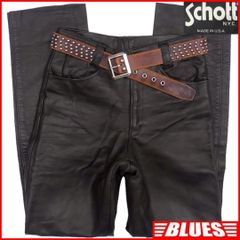 美品 SIZE32 schott レザーパンツ 600 USA製 大きいサイズ - メルカリ