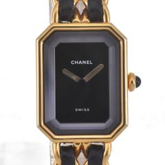 シャネル CHANEL プルミエール M GP/レザー クォーツ レディース 良品 D#141917