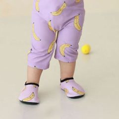 ☆ パープルバナナ ☆ 24-25(14.0cm) ☆ ビーチシューズ 子供 柔らかい 軽量 ビーチシューズ 子供 ベビー マリンシューズ レジャー アウトドア プール アクアシューズ 海 くつ 赤ちゃん 海水浴 水遊び 女の子 男の子 キッズシューズ