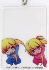 【中古】キーホルダー アクア＆ルビー アクリルカードチャーム 「セガ ラッキーくじ 推しの子」 E賞