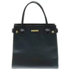 BURBERRY (バーバリー) トートバッグ ハンドバッグ レザー ブラック ノバチェック