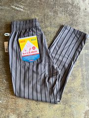 クックマンCOOKMAN PANTS 新品未使用ストライプハイウェイグレー Highway Gray