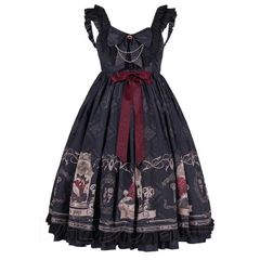ゴスロリ・ロリータドレス ゴスロリィタ ノースリーブ お嬢様
