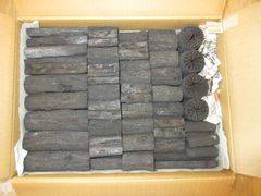 【逢絢亭・新品】茶の湯炭 組炭のみ 風炉用 国産くぬぎ炭 椚炭 質の良い椚炭 １０点前分 日本製
