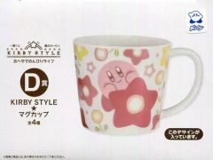 [중고] 머그컵·탕만(캐릭터) 커비(꽃) KIRBY STYLE 머그컵 [이치반 쿠지 별의 커비 KIRBY STYLE 오해야에서 한가로이 라이프] D상