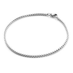 ブレスレット メンズ INTERNATIONAL] ステンレス アクセサリー ベネチアンチェーン [SEIYA 細め シルバー