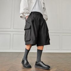 YOKO SAKAMOTO DOUBLE PLEATED SHORTS ナミカズ - メルカリ