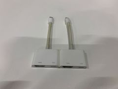 【Apple 純正】【2個セット】Lightning - Digital AVアダプタ A1438(Lightning - HDMI/USB TypeC変換アダプタ) iPhone iPad[状態：黄ばみ有]