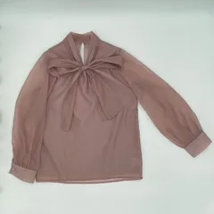 極美品　OHGA　ボウタイブラウス　プルオーバー 2025年最新】OHGA ブラウス ボウタイの人気アイテム - メルカリ