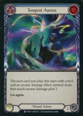 【中古】Flesh and Blood DYN211[C]：(Rainbow Foil)Tempest Aurora (3)