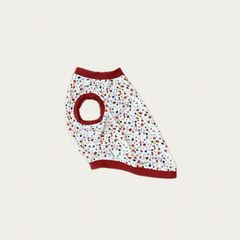 犬服　L胴回53　ウォーターCOOL　テラゾーWH