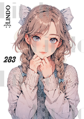 コラージュ素材　人物ステッカー　女の子　A6サイズ　5枚入り　シール　ノーカット　283