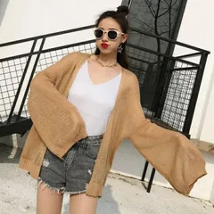 送料無料 冬にも羽織れる カーキ クリスマス ニットカーディガン 長袖 トップス/冬/プレゼント クリスマス 効果 温感/同梱限定