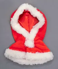 【中古】ぬいぐるみ フード付きポンチョ サンタ ver.2 ぬいぐるみ用衣装 「Gift Closet -ギフトクローゼット-」 Gift ONLINE SHOP限定