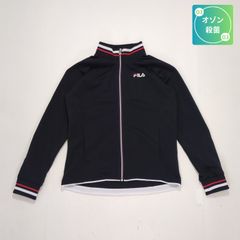FILA フィラ テニスウェア Lテックストレッチジャケット M ネイビー