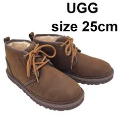 ◆ アグ UGG ショートブーツ ブラウン ダークブラウン USA7 EU40 25cm メンズ S5V590