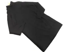 Rope Picnic ロペピクニック フロントスリット チュニック タートルネック ニット セーター size38/黒 ◇■ レディース