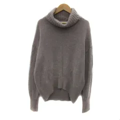 スピック&スパン Spick&Span ニット セーター 長袖 タートルネック 無地 ウール カシミヤ混 F グレージュ /YS11