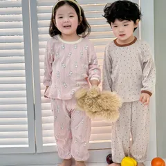パジャマ 上下セット 綿 部屋着 ルームウェア 寝間着 女の子 男の子 ガールズ 小学生 長袖 子供服 トップス パンツ キッズ カジュアル 快適 肌触りがいい 春 夏 秋manhan04