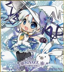 【中古】紙製品 雪ミク(2014) 雪ミクオールスターズ ミニ色紙 色コレ 「一番くじ 雪ミク ～SNOW MIKU～」 H賞