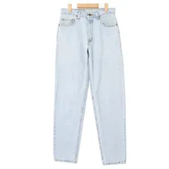 90年代 USA製 Levi's リーバイス 550 デニムパンツ ライトブルー (メンズ W32 L32) 中古 古着 A1981