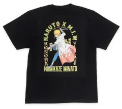 ★超激レア★ Naruto うずまきナルト　波風ミナト　tシャツ 古着　アニメ NARUTO ナルト 疾風伝 Tシャツ 波風ミナト 半袖 ブラック