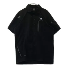 サイズ：L OAKLEY オークリー 2022年 半袖ポロシャツ スカル  ブラック系 [240101451568] ゴルフウェア メンズ ストスト