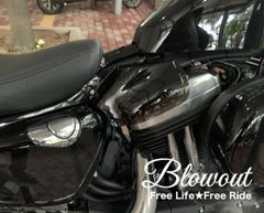 新品　未使用　本革 レザー　バイザー ショーティー　ハーレー　バイク 楽天市場】Blowout レザーバイザー 本革 Short Brown 500-TX