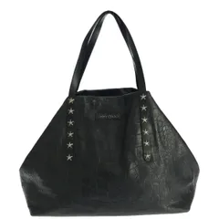 JIMMY CHOO ジミー チュウ Pimlico ピムリコ クロコエンボス レザートートバッグ ブラックのサムネイル