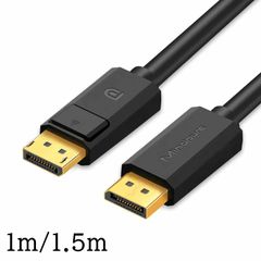 ディスプレイケーブル 1m 1.5m DisplayPortケーブル 1.2 バージョン 144hz 4K DPケーブル ゲーミング PC モニター ディスプレイ スピーカー 接続 高品質 断線しない 1.2規格 4K@60Hz 2K@144Hz