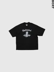 MASTERMIND WORLD × BETTY BOOP マスターマインド ワールド Tシャツ 半袖 ベティちゃん コラボ スカル ハート ボクシー フィット BOXY FIT MW25C15-TS201 BOXY S/S TEE