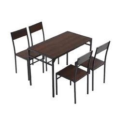 ナチュラル ダイニングテーブルセット 4人掛け ダイニング5点セット 食卓テーブル チェア 椅子 北欧風 木製 家具 リビング おしゃれ 新生活 引越し ファミリー向け インテリア 食卓セット