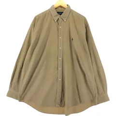 古着 ラルフローレン Ralph Lauren BLAKE 長袖 ボタンダウン コーデュロイシャツ メンズXL相当/eaa533815