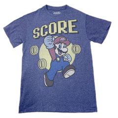 Ssize SUPER MARIO SCORE TEE スーパーマリオ スコア 任天堂 24062702