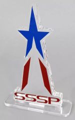 [중고] 아크릴 스탠드 아크릴 패널 SSSP (세로형) 아크릴 로고 디스플레이 EX [신 울트라 맨]