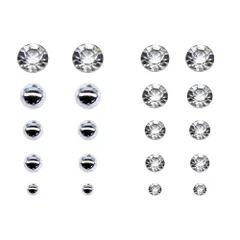 樹脂ピアス セット ピアス ジュエリー アクセサリー シンプル 2mm～8mm (10種アソート)