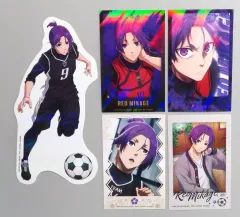 【中古】シール・ステッカー 御影玲王(サッカーボール) ホログラムステッカーセット(5枚セット) 「一番くじ ブルーロック ～武器を持て破壊者(ストライカー)よ!!～」 K賞