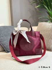 TORY BURCH エラ ナイロン トートバッグ ? 26.5×33×11cm [本日特価|新品未使用品]