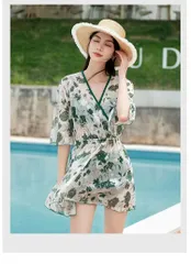 水着 レディース ビキニ 体型カバー 3点セット ラッシュガード ショートパンツ タンキニ パット付き 女性 可愛い セパレート プール ハイウエスト 大きいサイズ セクシー 温泉 海水浴 旅行 vUpM786