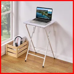 【人気商品】簡易机 幅50×奥行45×高さ70cm ダイニングテーブル 折り畳みテーブル サイドテーブル 事務机 折りたたみ 多機能折りたたみ ミニ コーヒーテーブル 折りたたみ机 テーブル ハイテーブル VECELO 在宅勤務