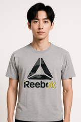Tシャツ　Reebok　リーボック　グレー　Lサイズ　※Used