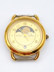 BREIL/ブレイル　LA LUNA/ラルーナ　Moon Fase　ムーンフェイズ　メンズ腕時計　クォーツ　ゴールド 　ヴィンテージ　アンティーク　8101　SH298