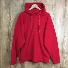 90s OLD GAP オールドギャップ ハーフジップ プルオーバー フリース パーカー メンズ L 赤 90年代 古着 s24122993